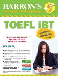 TOEFL iBT with CD-ROM and 2 Audio CDs (Barron's TOEFL IBT (W/CD))