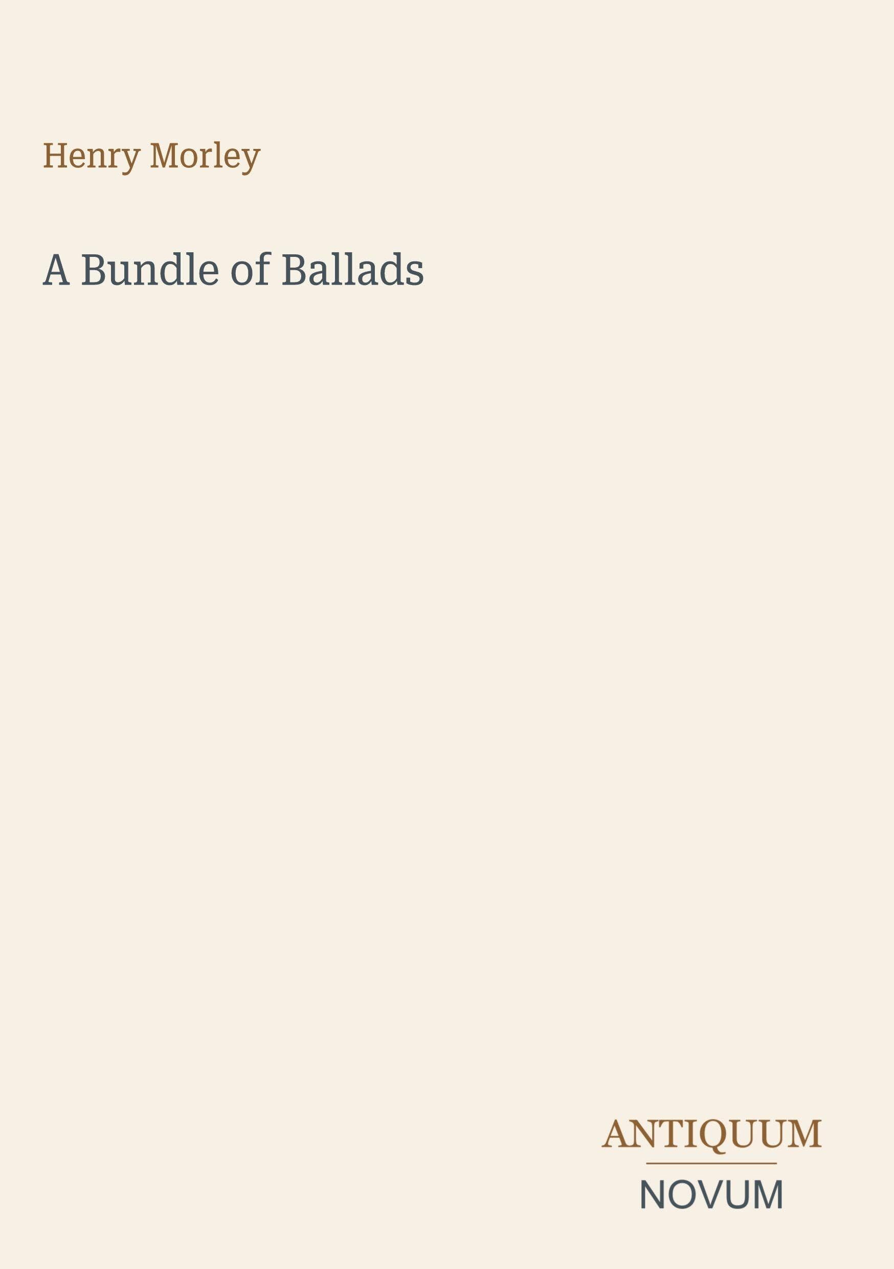A Bundle of Ballads