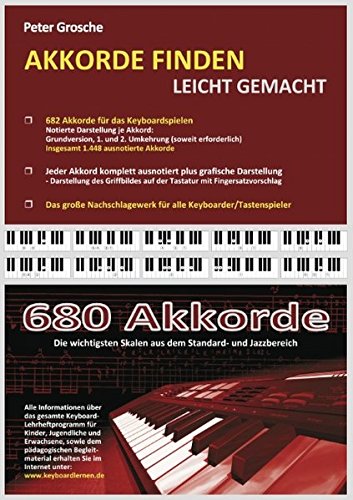 Akkorde finden leicht gemacht: Das große Nachschlagewerk für alle Keyboarder und Pianisten - mehr als 680 Akkorde im Überblick