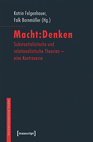Macht:Denken: Substantialistische und relationalistische Theorien - eine Kontroverse (Sozialphilosophische Studien, Bd. 12)