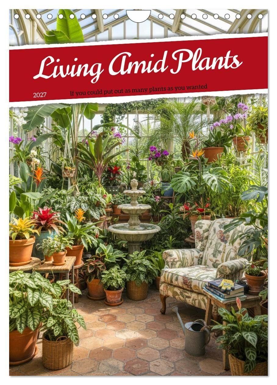 Living Amid Plants (Wall Calendar 2027 DIN A4 portrait), CALVENDO 12 Month Wall Calendar