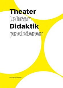 Theater lehren Didaktik probieren