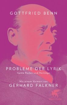 Probleme der Lyrik: Späte Reden und Vorträge