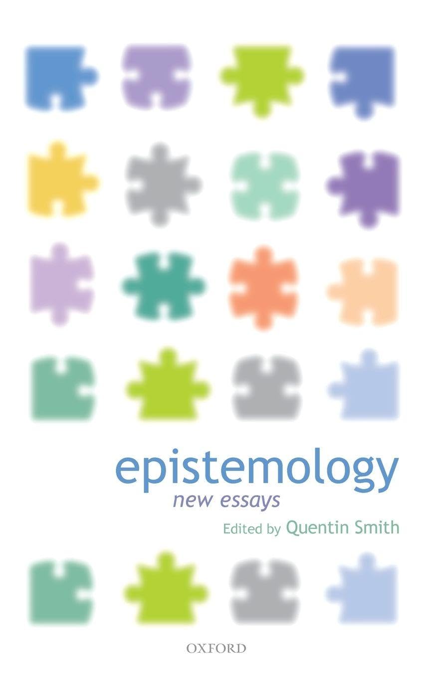 EPISTEMOLOGY NEW ESSAYS C