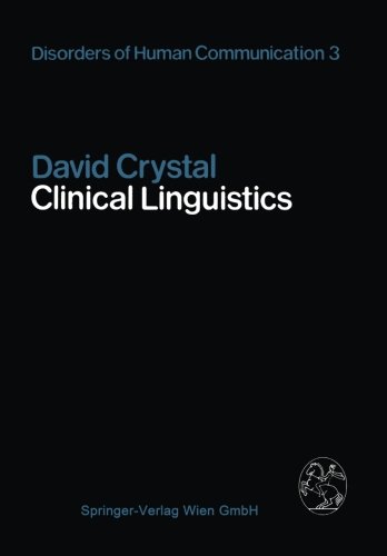 Clinical Linguistics (Disorders of Human Communication)