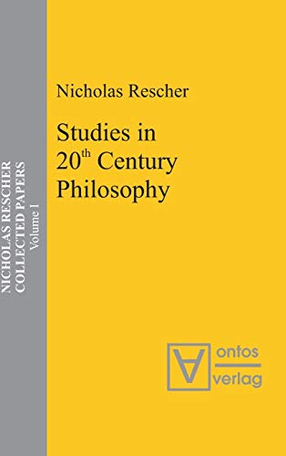 Studies in 20th Century Philosophy (Collected Papers)