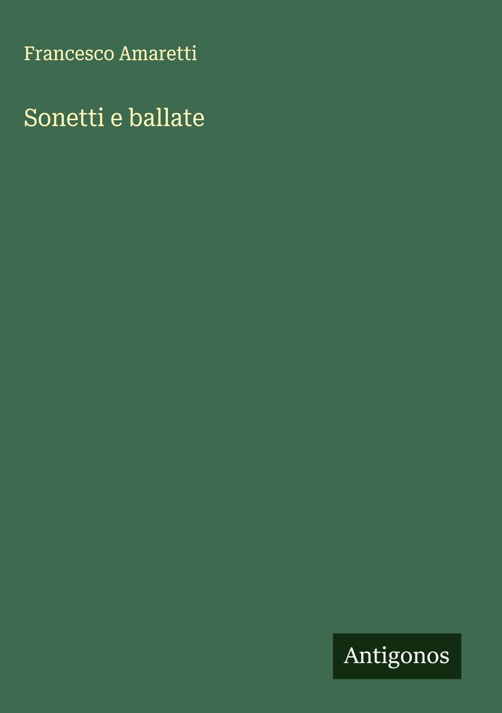 Sonetti e ballate