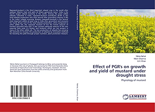 Effect of PGR's on growth and yield of mustard under drought stress: Physiology of mustard