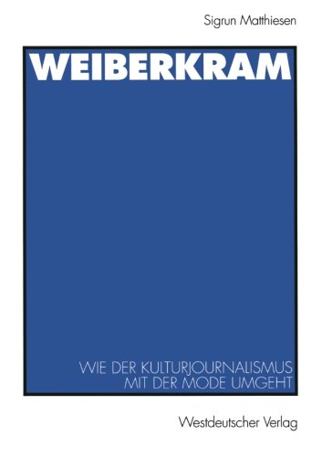 Weiberkram (Journalistik: Forschungsimpulse für die Praxis)