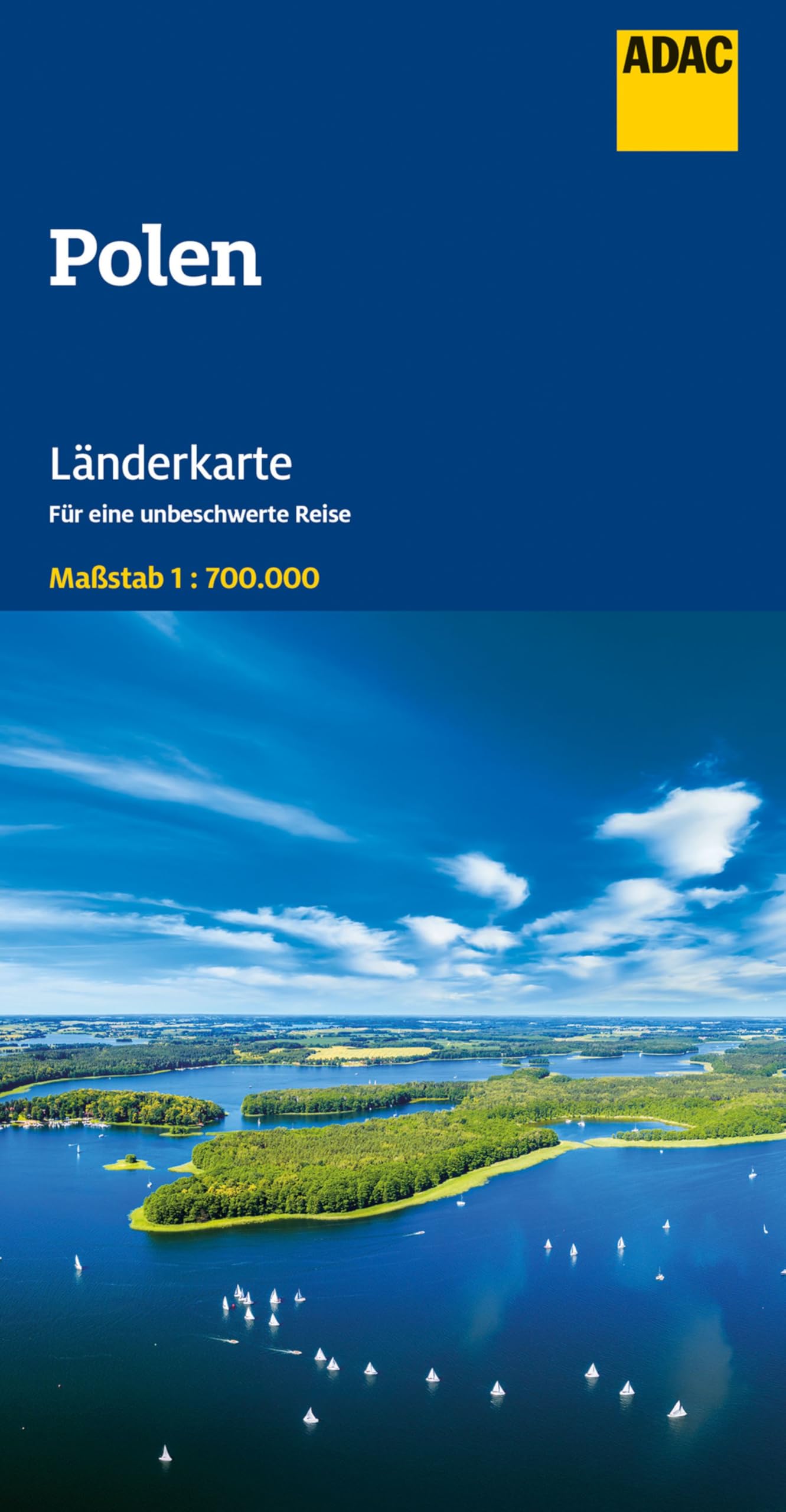 ADAC Länderkarte Polen 1:700.000: Straßenkarte und Autokarte