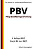 Pflege-Buchführungsverordnung - PBV, 3. Auflage 2017