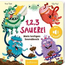1, 2, 3 Sauerei: Mein lustiges Soundbuch | Erster Soundspaß für Kinder ab 24 Monaten