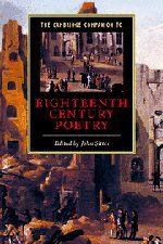 Camb Companion Eightnth-Cent Poetry (Cambridge Companions to Literature)