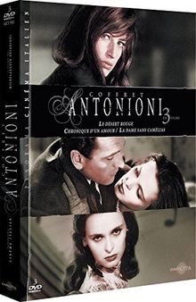 Coffret michelangelo antonioni : le désert rouge ; chronique d'un amour;la dame sans camélias [FR Import]