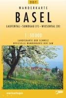 Swisstopo 1 : 50 000 Basel: Laufental - Sundgau (F) - Wiesental (D). Landeskarte der Schweiz. Offizielle Wanderkarte der Schweizer Wanderwege (Wanderkarten)