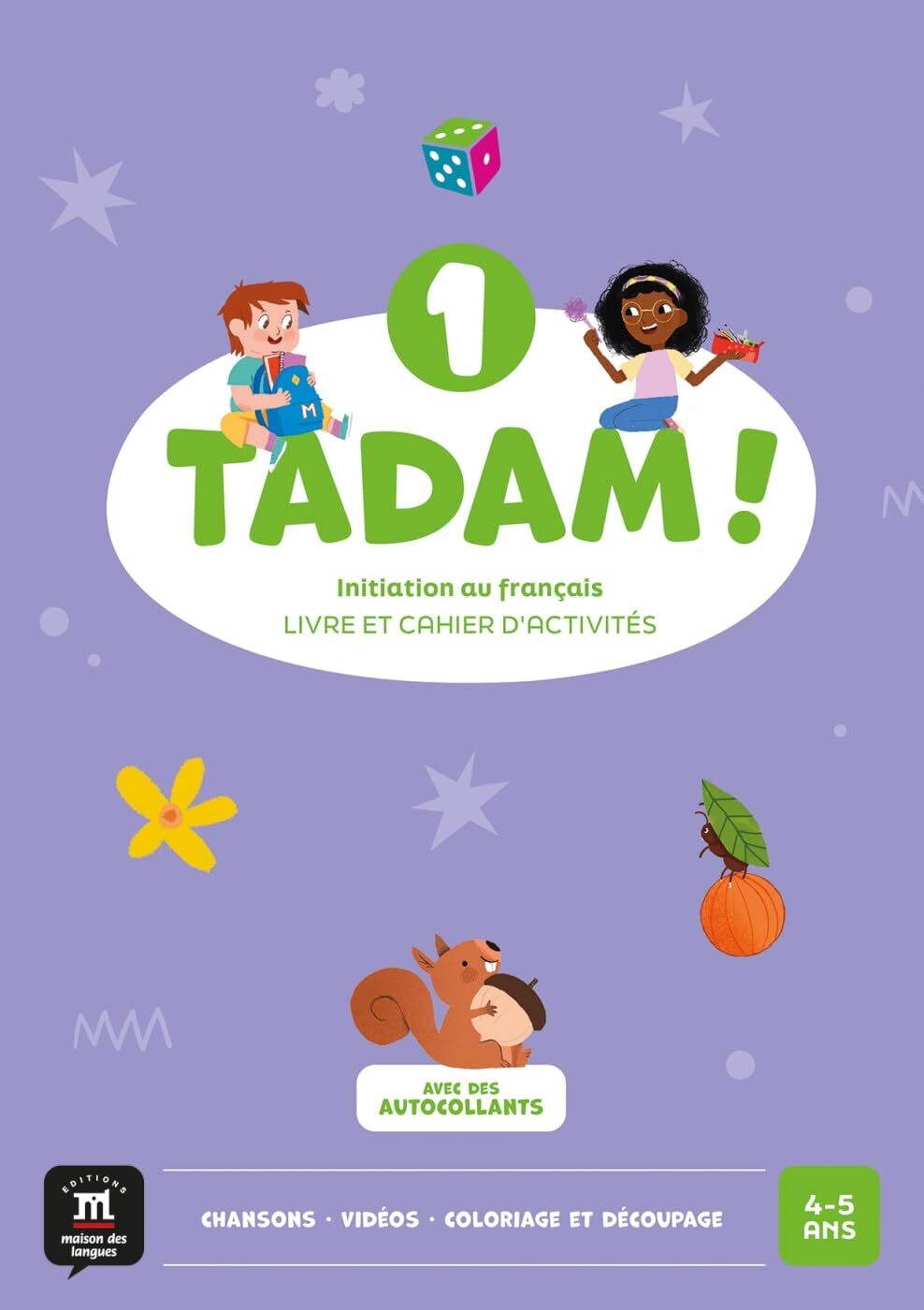 Tadam ! 1. Livre de l'élève et cahier d'activités avec ressources numériques