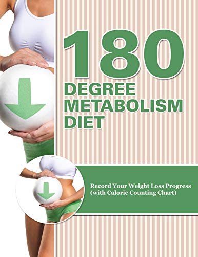 180 Degree Metabolism Diet: Track Your Diet Success (with Food Pyramid, Calorie Guide and BMI Chart)