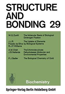 Structure and Bonding (Structure and Bonding, 29, Band 29)