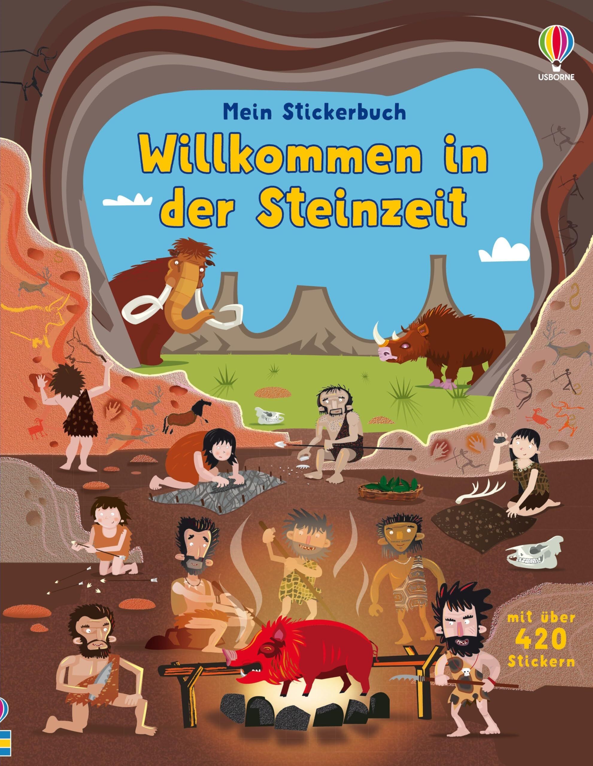 Watt, Fiona: Mein Stickerbuch: Willkommen in der Steinzeit