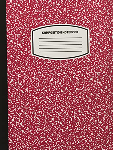 Blank Classic Classic Composition Notebook, (8.5x11) Wide Ruled Lined Paper Notebook Journal (Magenta) (Notebook For Kids, Teens, Students, Adults) Back To School