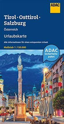 ADAC Urlaubskarte Österreich: Tirol, Osttirol, Salzburg 1:150 000 (ADAC Urlaubskarten, Band 5)