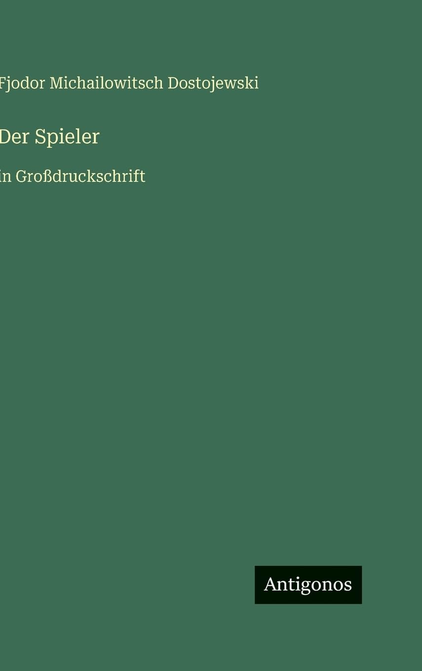 Der Spieler: in Großdruckschrift