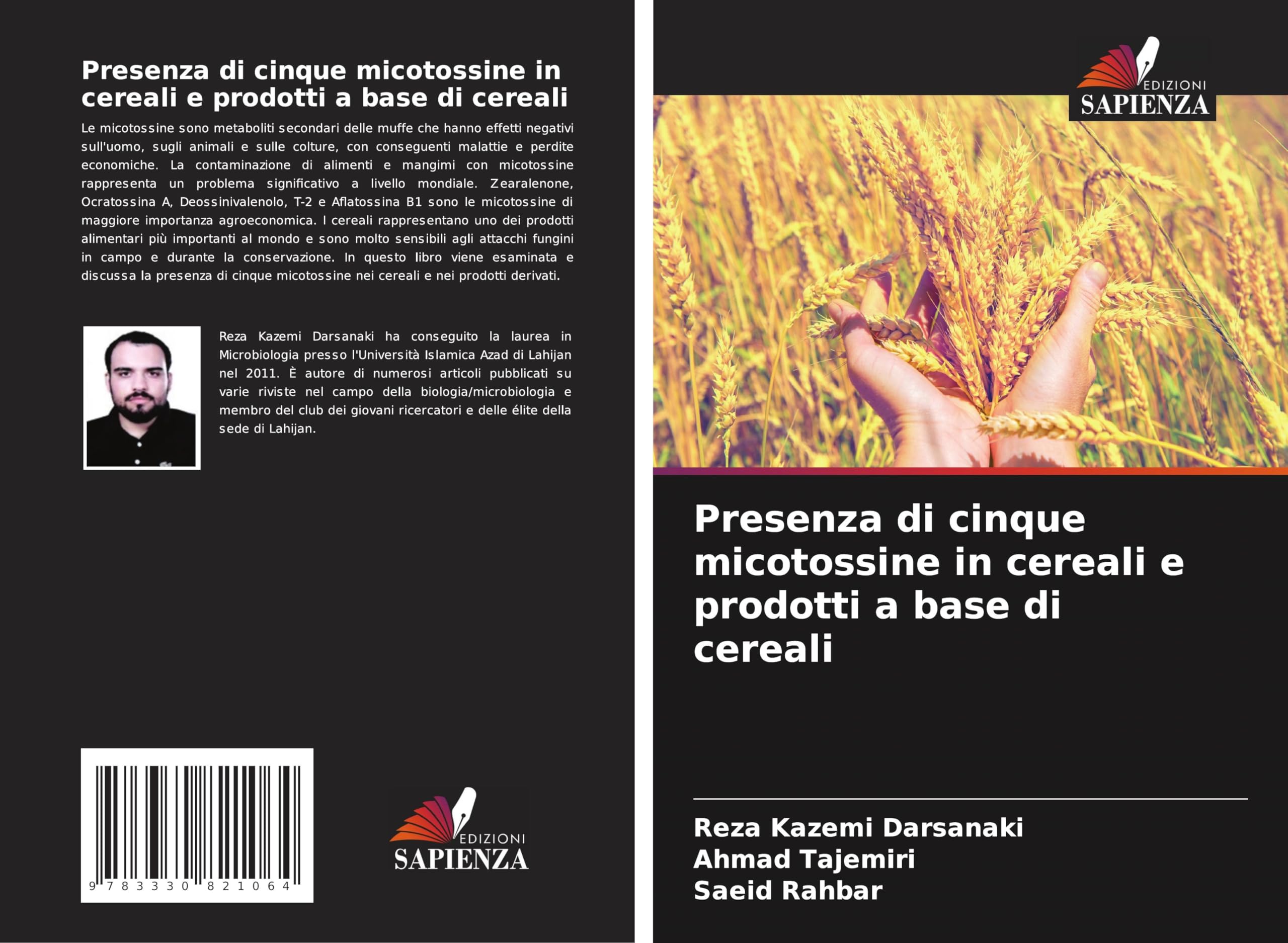 Presenza di cinque micotossine in cereali e prodotti a base di cereali