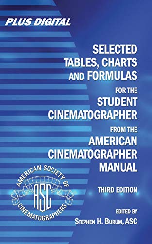 Selected Tables, Charts and Formulas for the Student Cinematographer from the American Cinematographer Manual