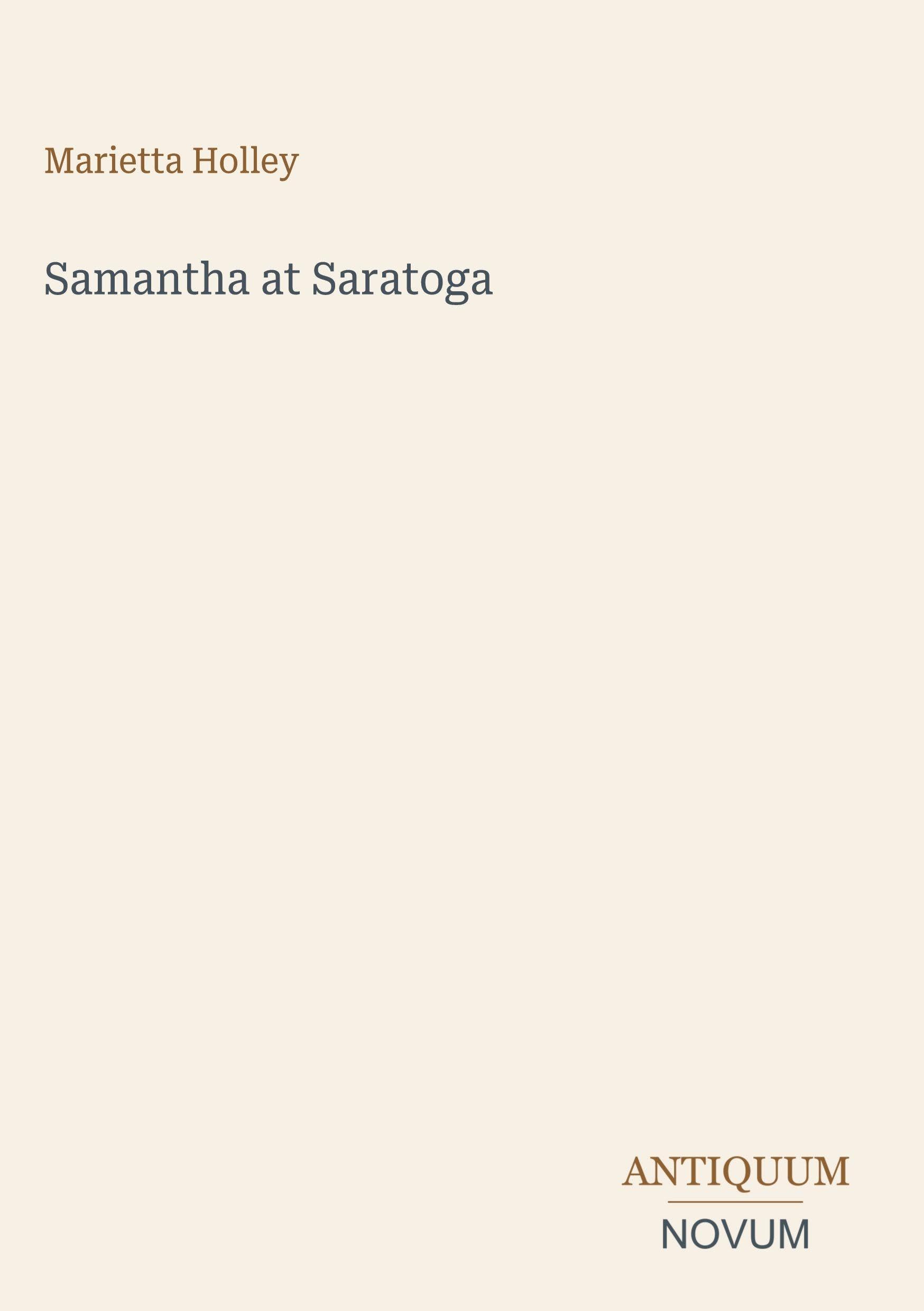 Samantha at Saratoga