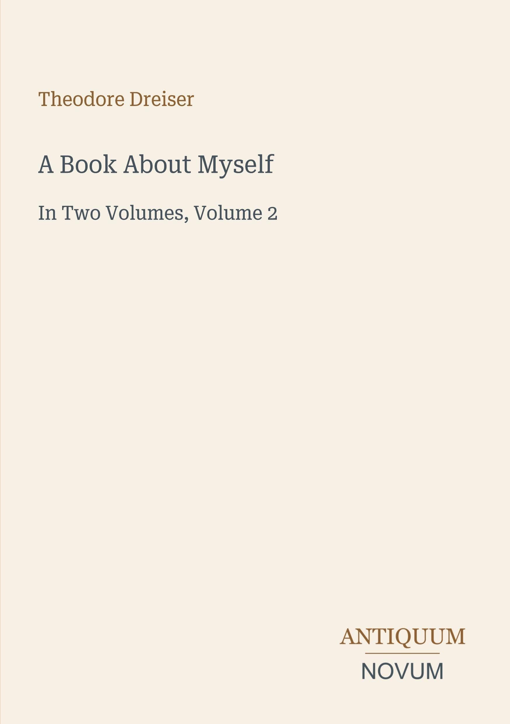 A Book About Myself