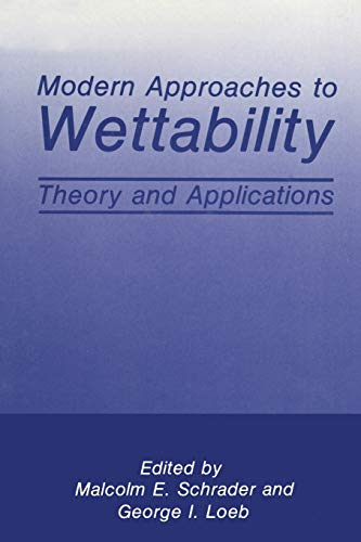 Modern Approaches to Wettability: Theory and Applications