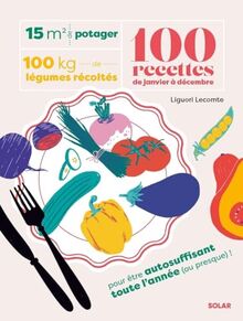 15 m2 de potager, 100 kilos de légumes récoltés, 100 recettes de janvier à décembre : pour être autosuffisant toute l'année (ou presque) !