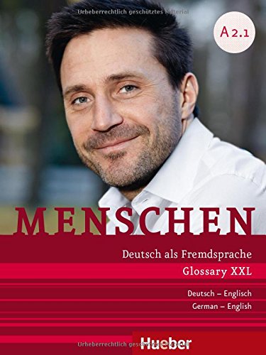 Menschen A2/1: Deutsch als Fremdsprache / Glossar XXL Deutsch-Englisch