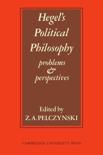Hegel's Political Philosophy: Problems and Perspectives