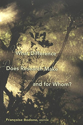What Difference Does Research Make and for Whom? Kartoniert (TB)