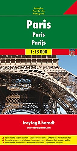 Freytag-Berndt und Artaria KG - GEBRAUCHT Freytag Berndt Stadtpläne Paris - Maßstab 113 000 - Preis vom 14102023 050634 h
