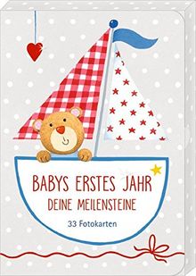 Fotokarten-Box - BabyGlück - Babys erstes Jahr - Deine Meilensteine: 33 Fotokarten