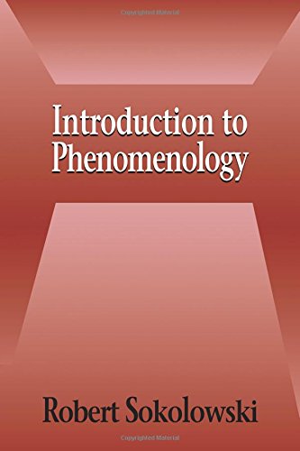 Robert Sokolowski Introduction To Phenomenology