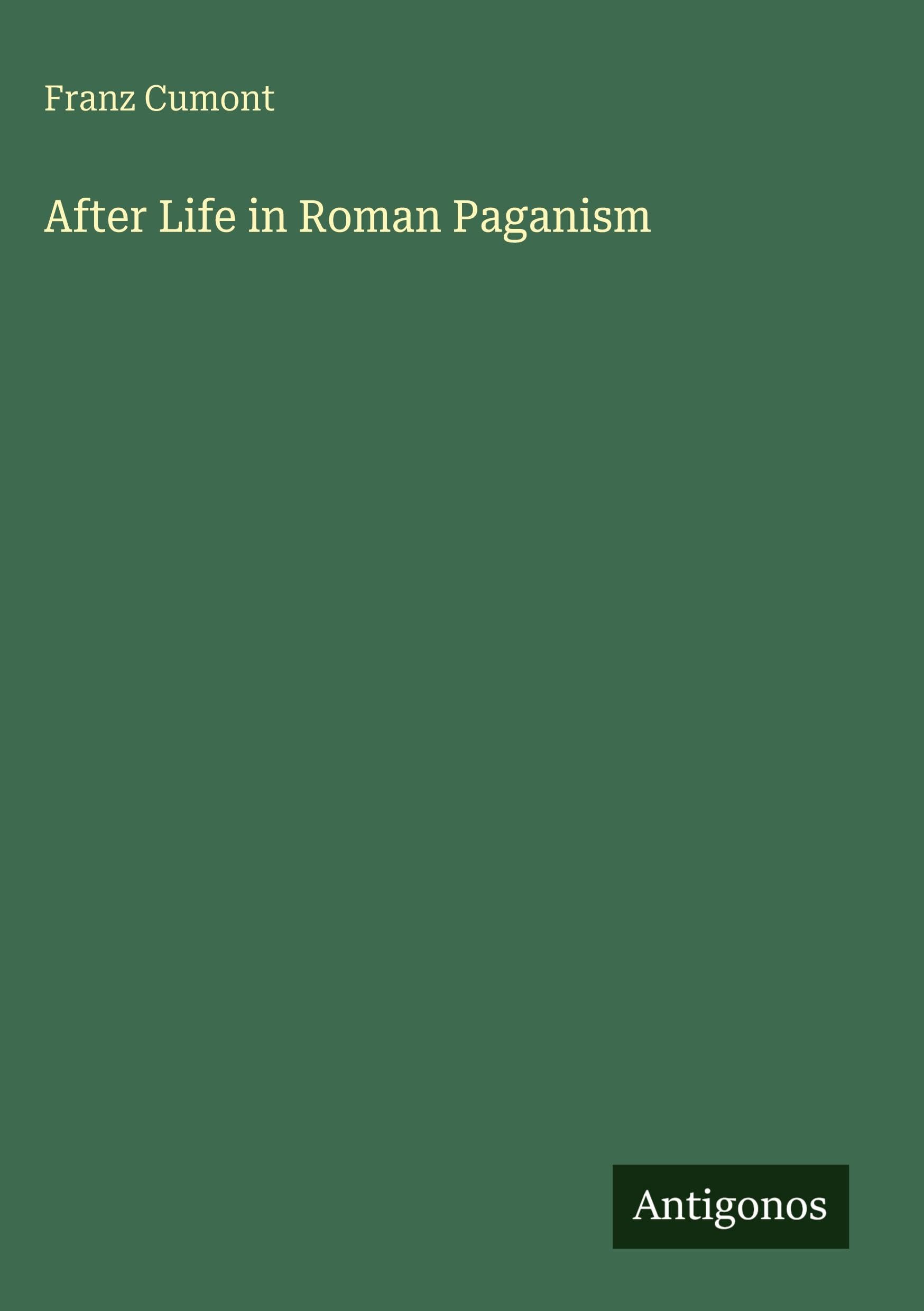 After Life in Roman Paganism
