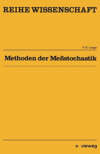 Methoden der Messstochastik (Reihe Wissenschaft)