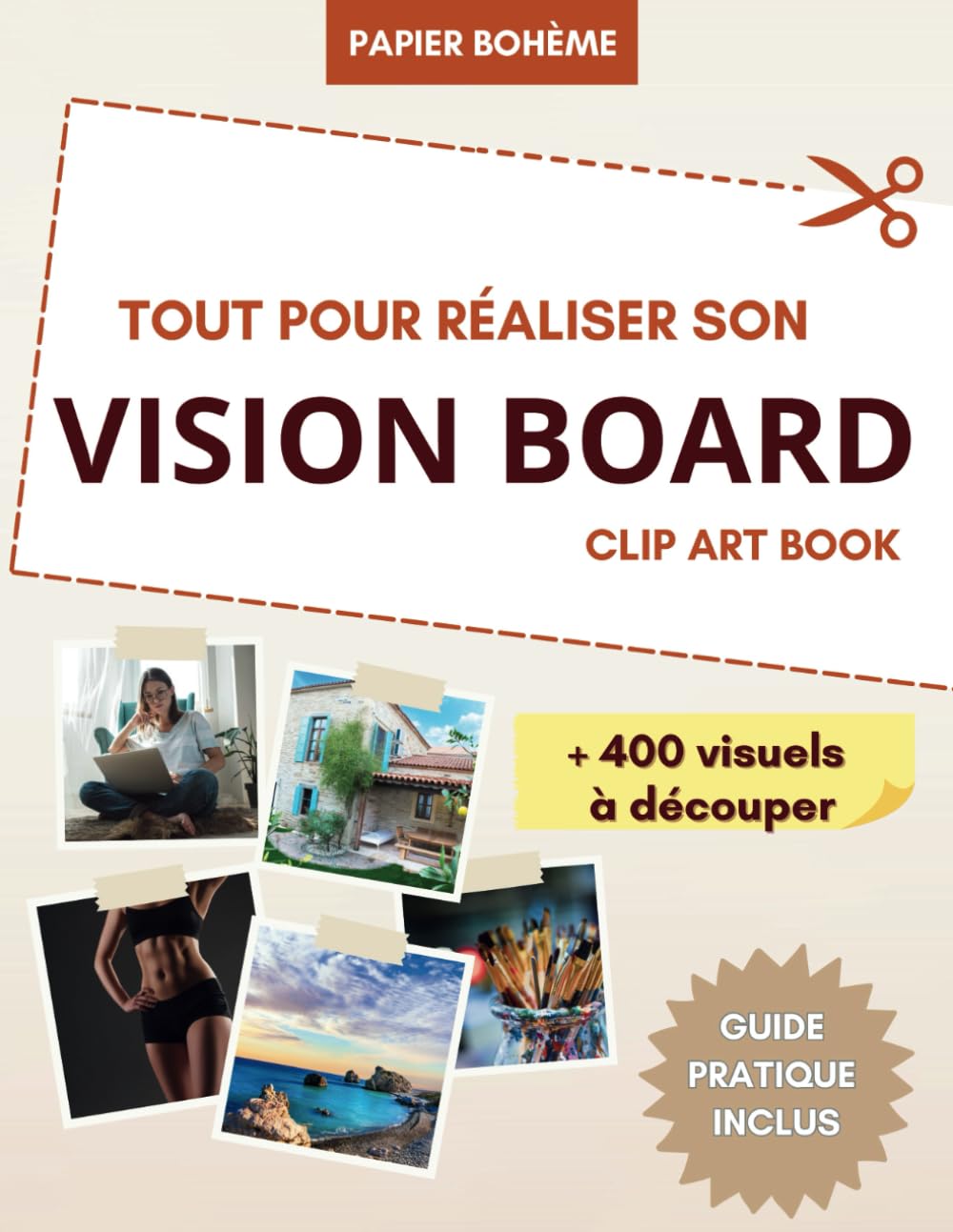 Tout pour réaliser son vision board - Clip art book à découper pour son ...