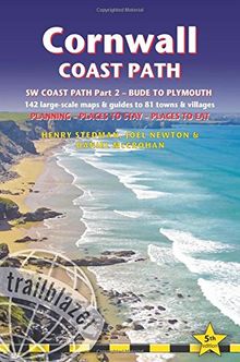 Cornwall Coast Path Part 2 SW Coast Path: Bude to Plymouth (British Walking Guides)