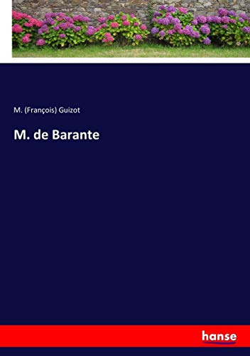 M. de Barante