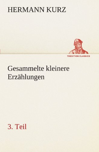 Gesammelte kleinere Erzählungen 3 Teil - Hermann Kurz Kartoniert (TB)
