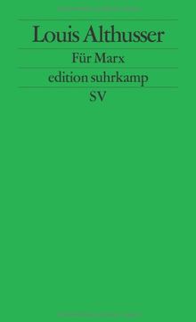 Für Marx (edition suhrkamp)