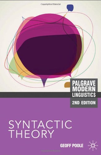 Syntactic Theory (Palgrave Modern Linguistics)