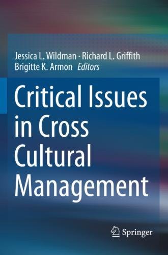 Critical Issues in Cross Cultural Management