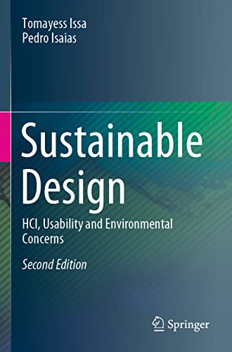Sustainable Design: HCI, Usability and Environmental Concerns