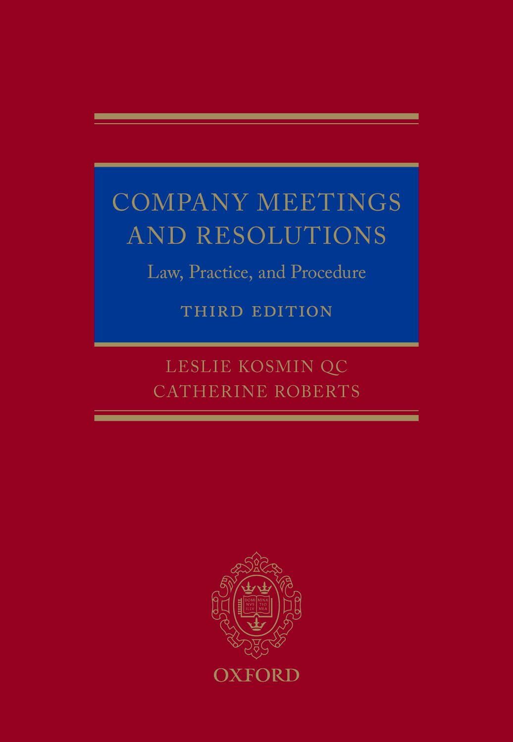 Company Meetings and Resolutions