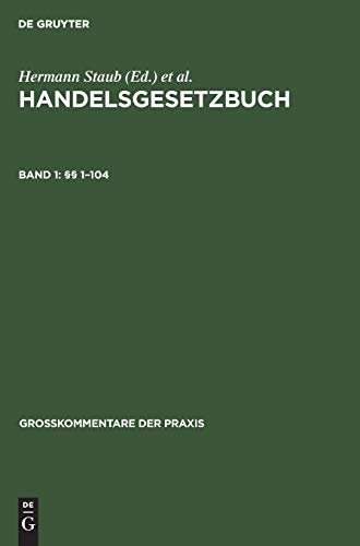 §§ 1–104 (Großkommentare der Praxis)